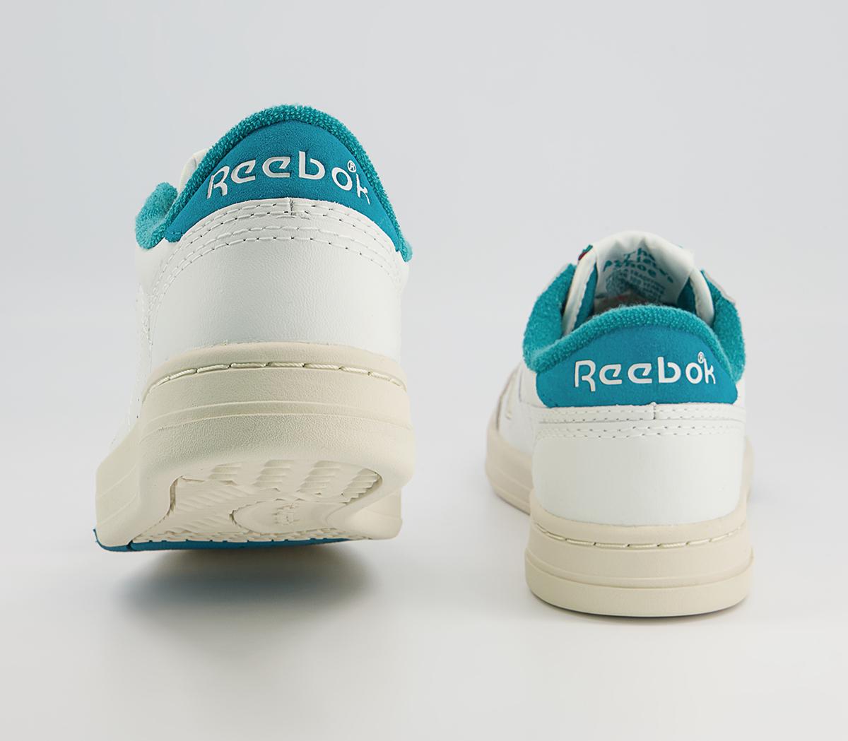 Reebok LT Court Trainers Reebok LT Court Trainers Chalk Seaport Teal Alabaster