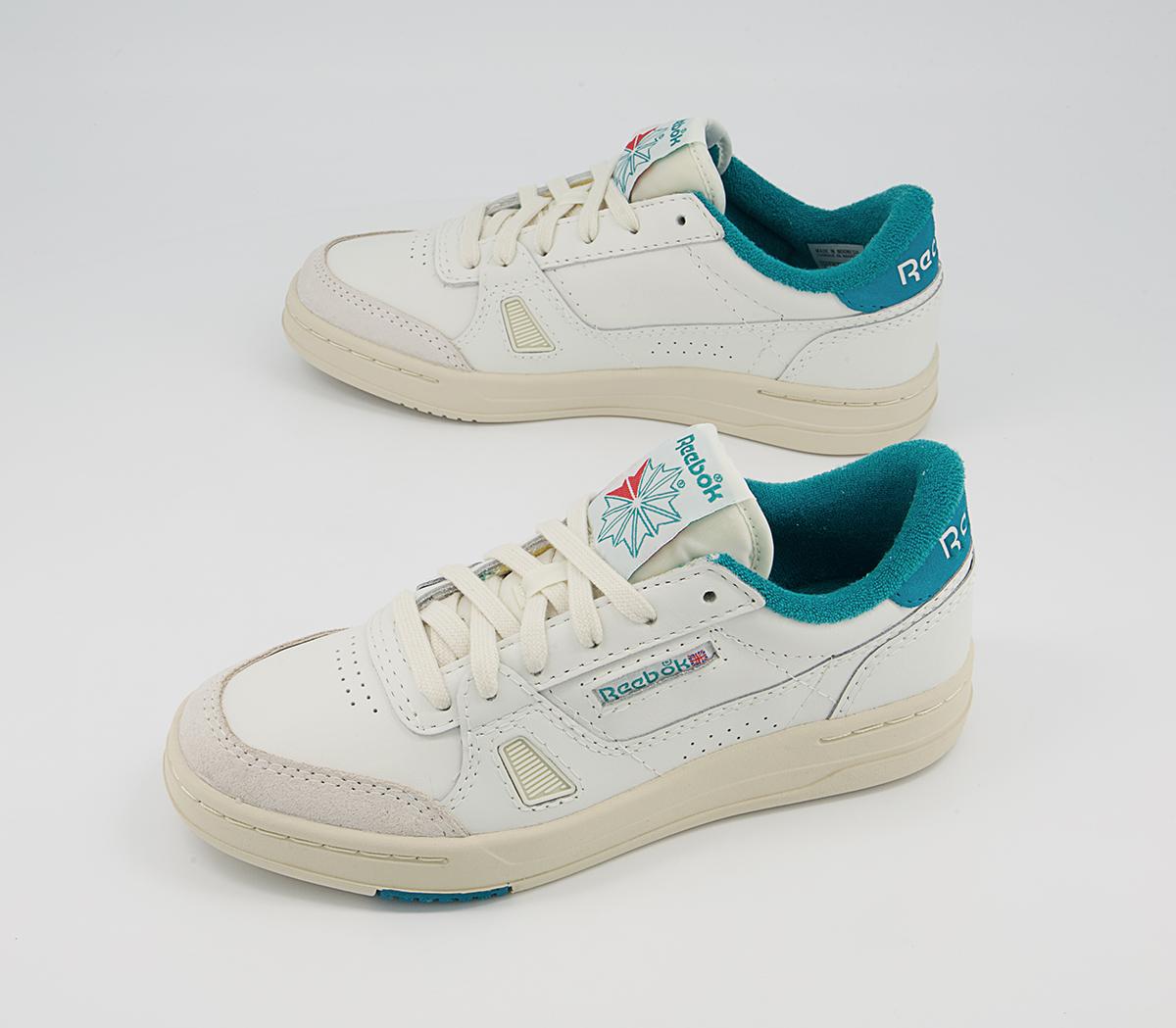 Reebok LT Court Trainers Reebok LT Court Trainers Chalk Seaport Teal Alabaster