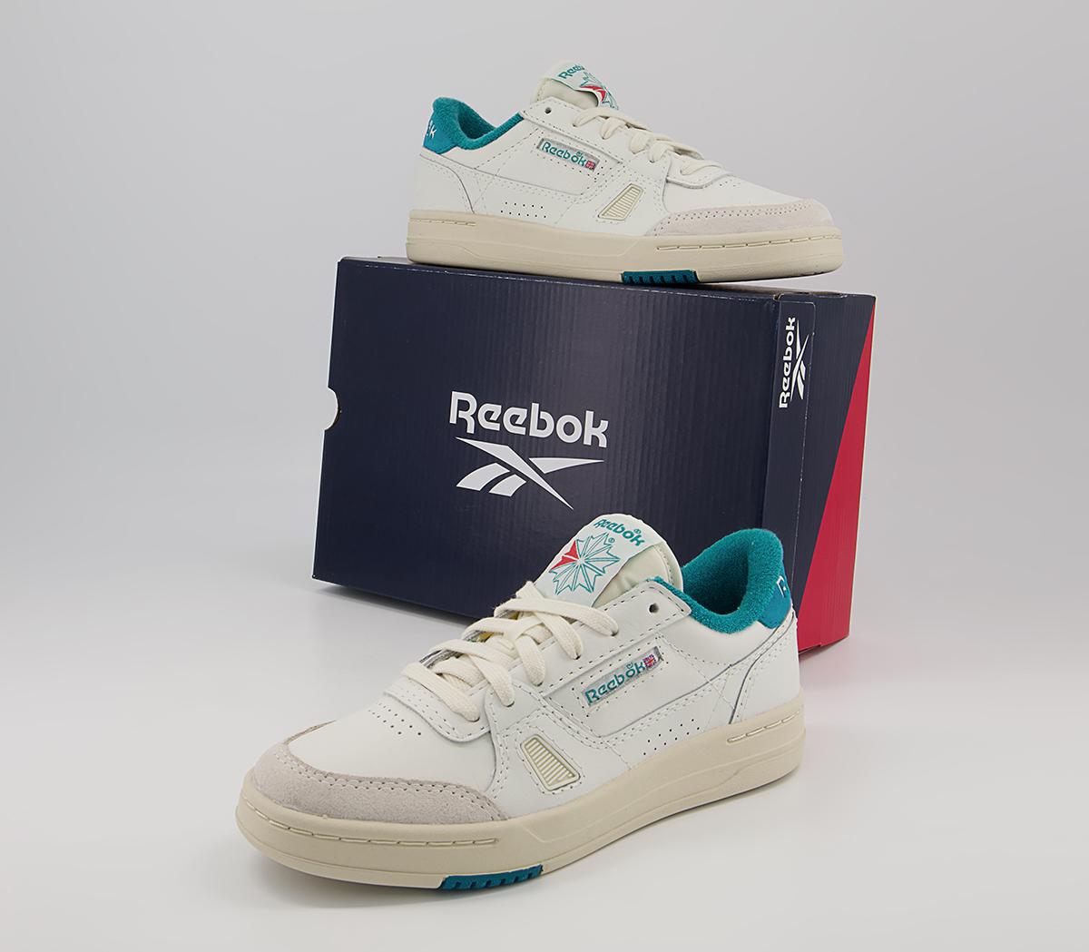 Reebok LT Court Trainers Reebok LT Court Trainers Chalk Seaport Teal Alabaster