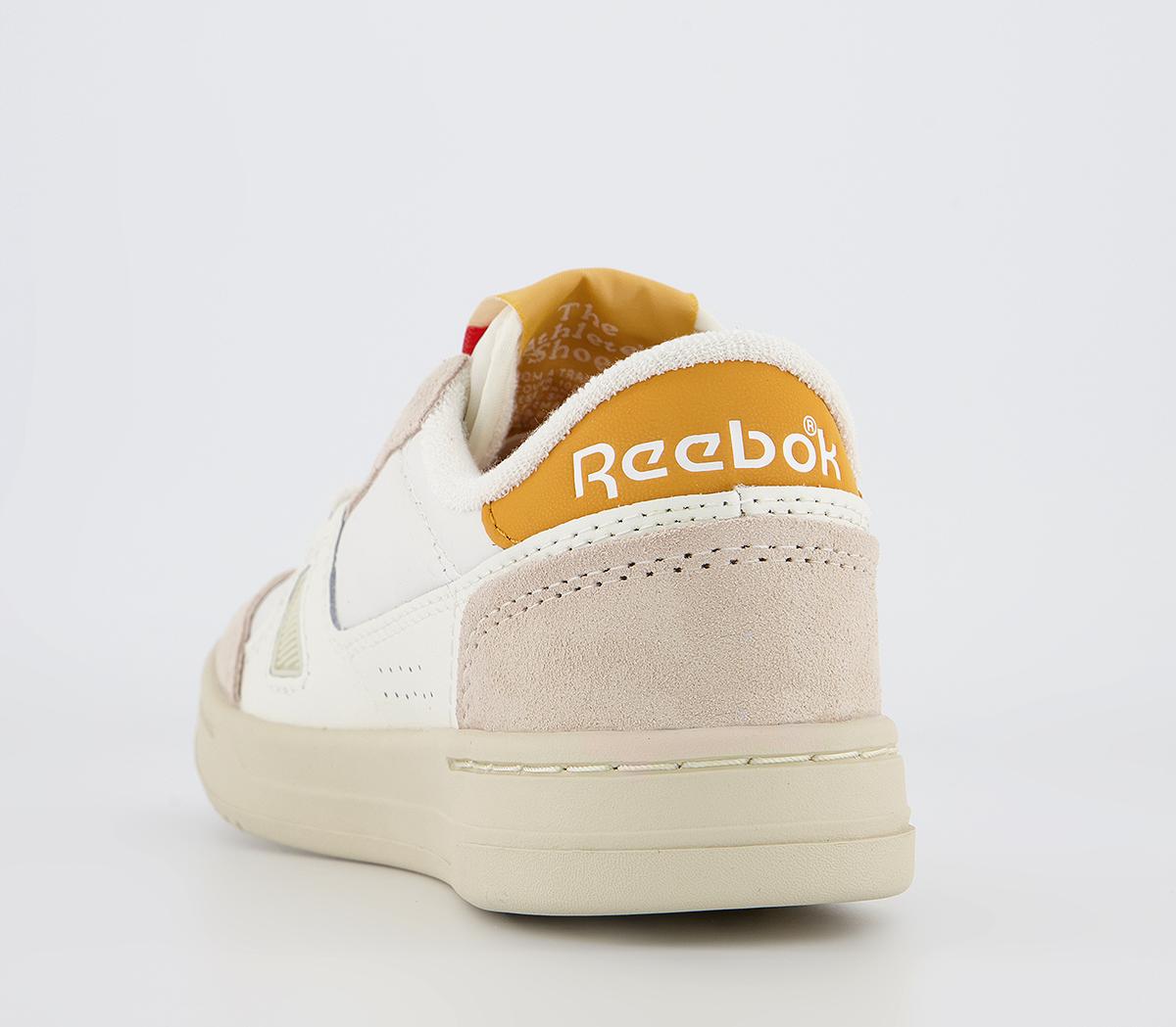 Reebok Lt Court Trainers Reebok Lt Court Trainers Bright Ochre White Red