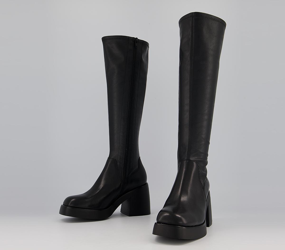 Vagabond Shoemakers Brooke High Stretch Boots Black - Knee High Boots