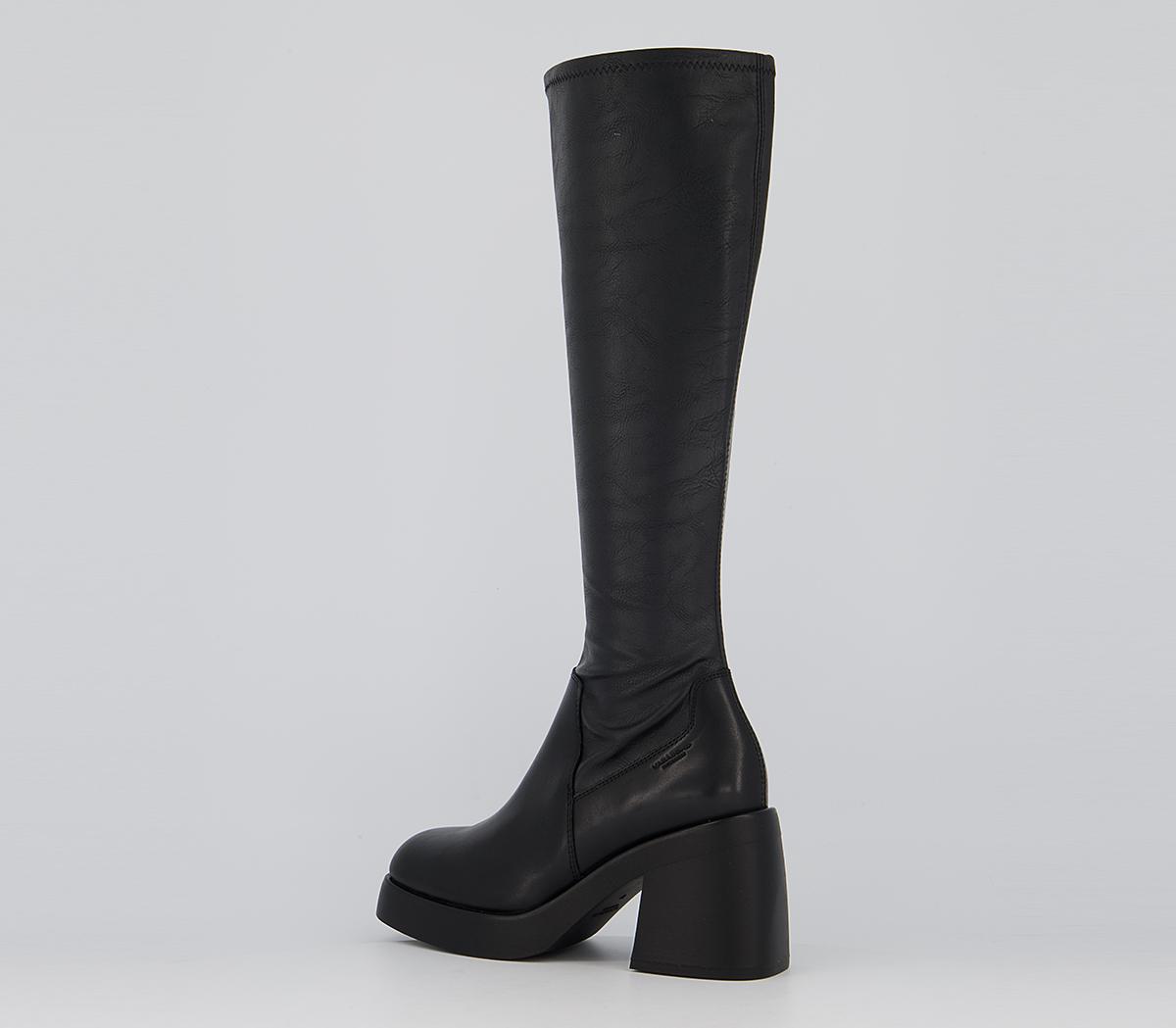 Vagabond Shoemakers Brooke High Stretch Boots Black - Knee High Boots