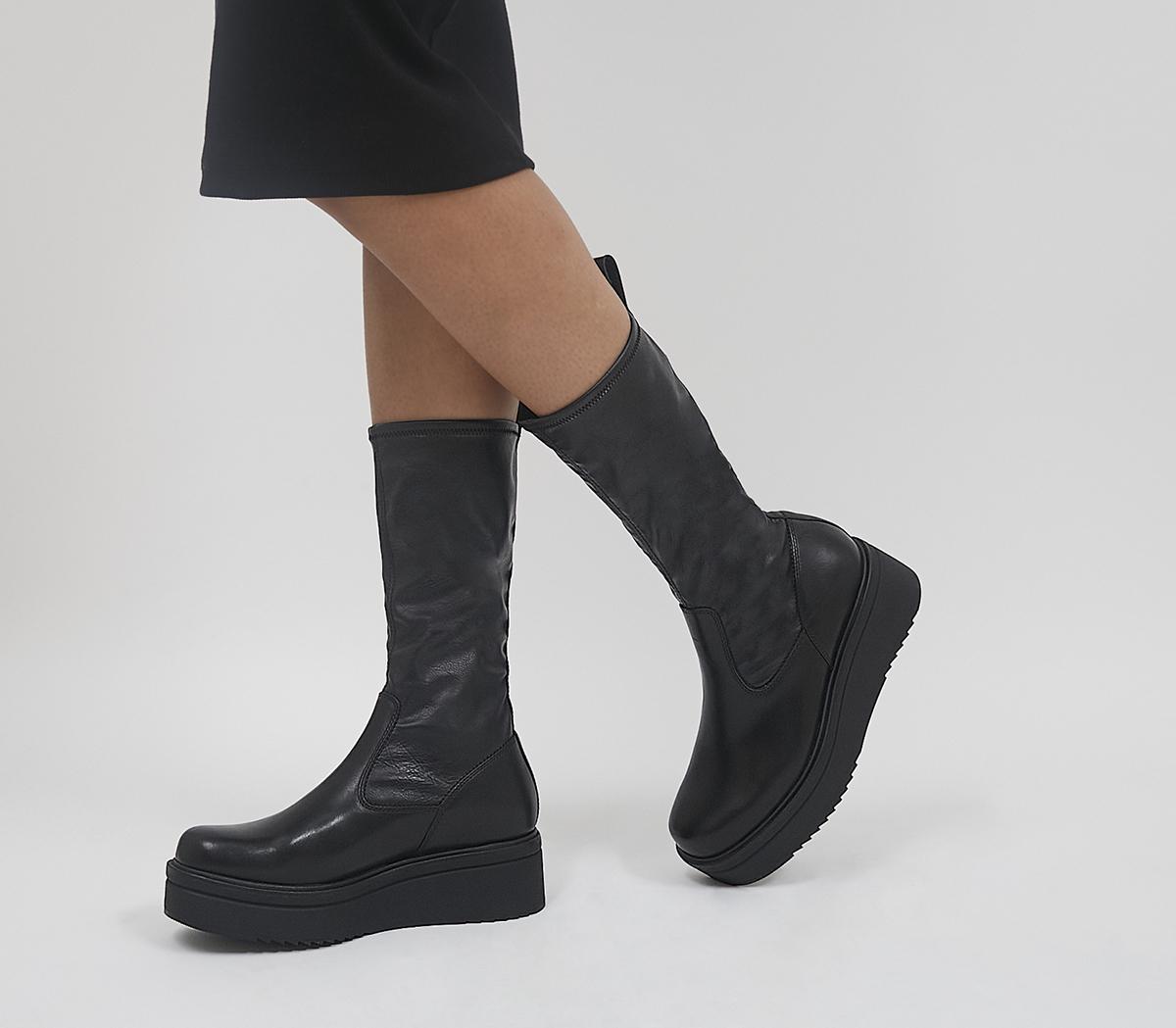 Vagabond Shoemakers Tara Stretch Boots Black - Women's Ankle Boots