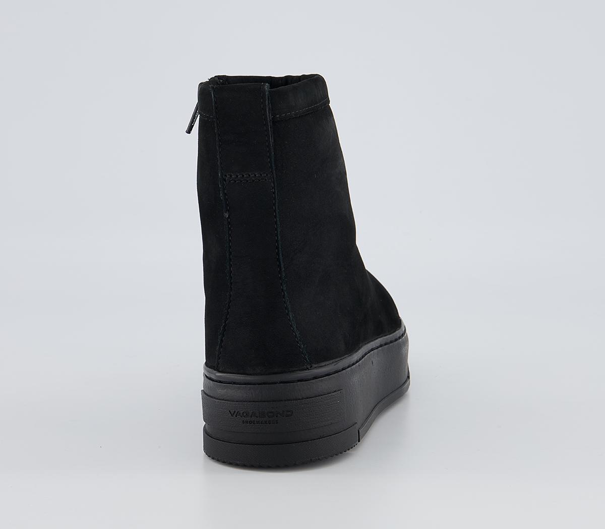 Vagabond Shoemakers Judy Slip On Boots Vagabond Shoemakers Judy Slip On Boots Black Suede