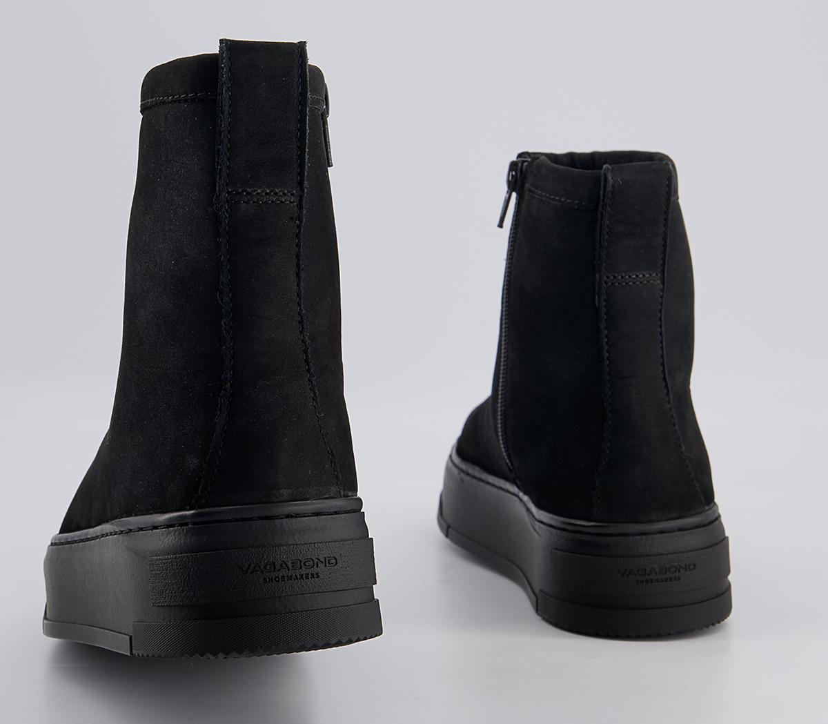 Vagabond Shoemakers Judy Slip On Boots Vagabond Shoemakers Judy Slip On Boots Black Suede