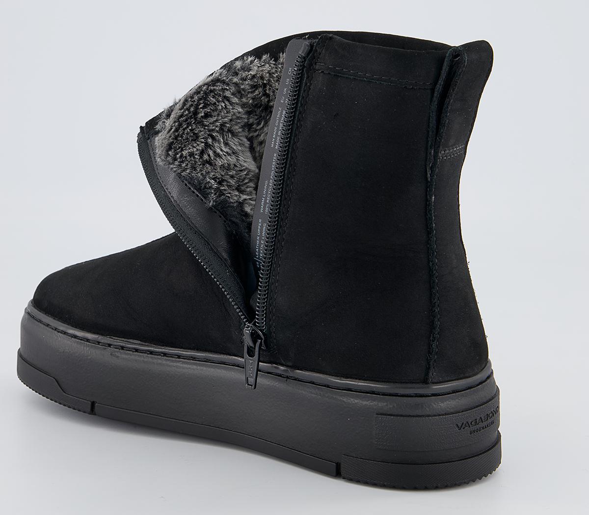 Vagabond Shoemakers Judy Slip On Boots Vagabond Shoemakers Judy Slip On Boots Black Suede