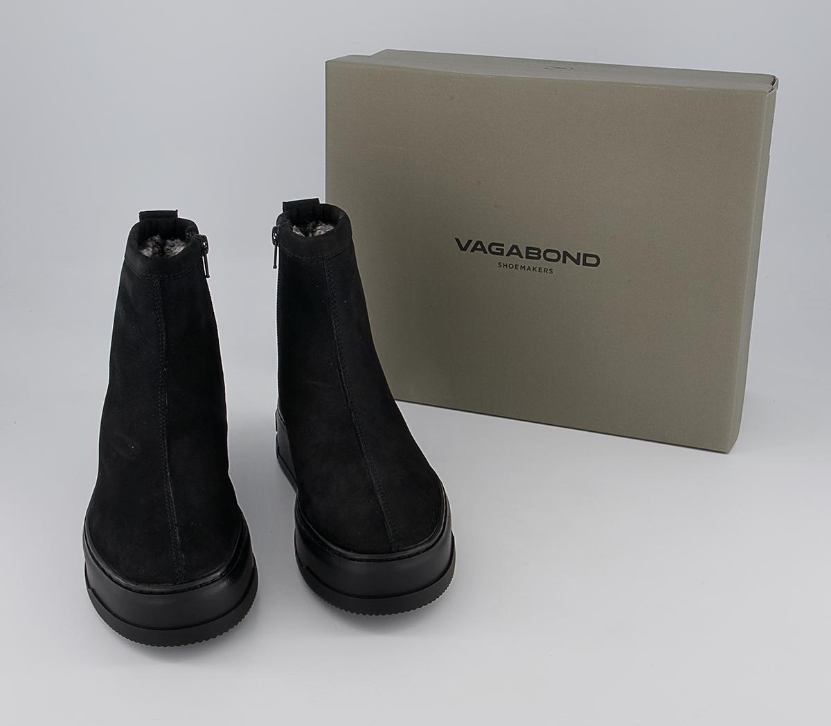 Vagabond Shoemakers Judy Slip On Boots Vagabond Shoemakers Judy Slip On Boots Black Suede