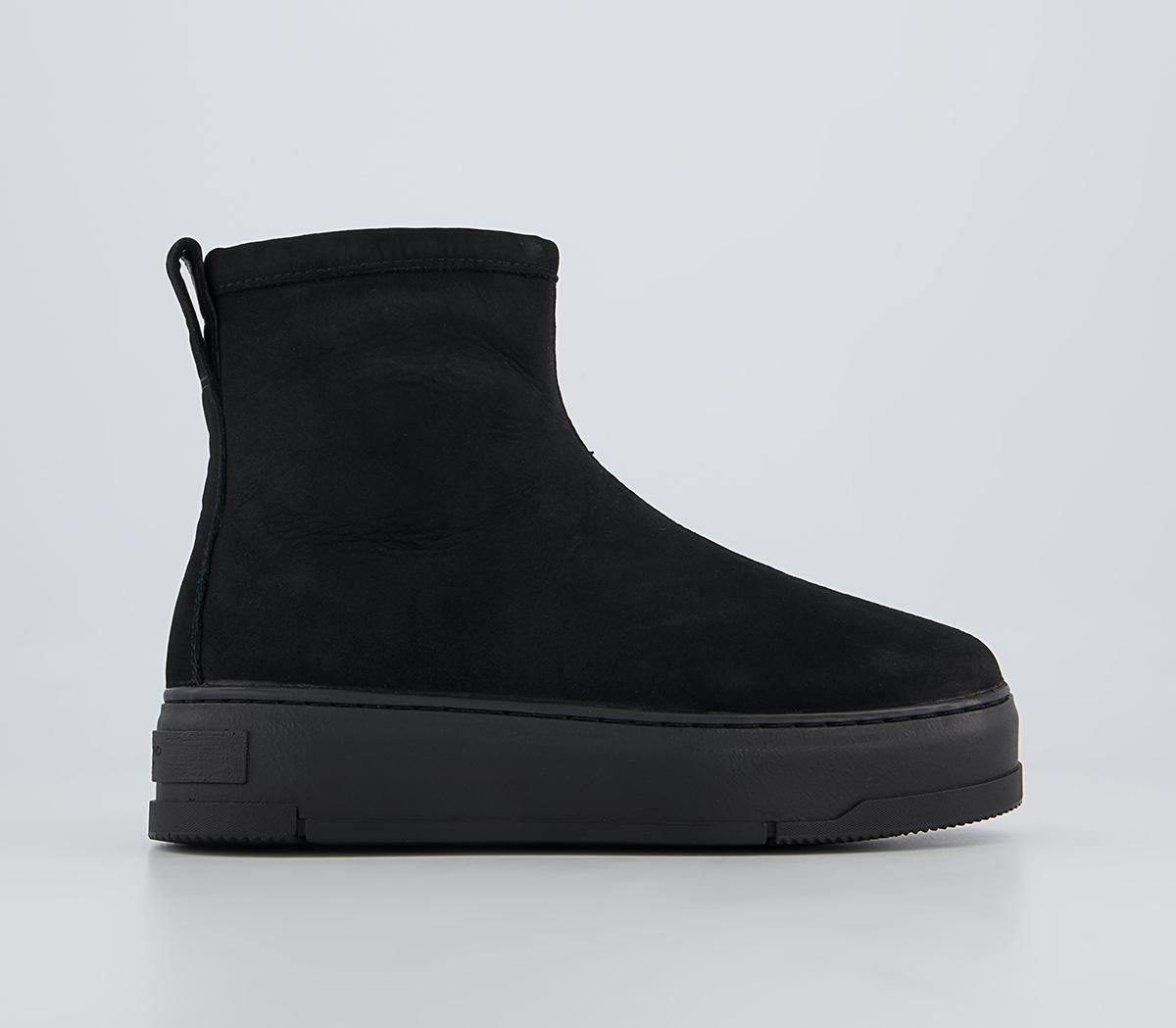 Vagabond Shoemakers Judy Slip On Boots Vagabond Shoemakers Judy Slip On Boots Black Suede