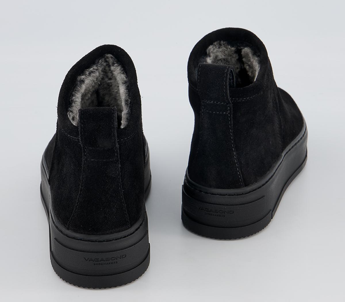 Vagabond Shoemakers Judy Low Slip On Boots Vagabond Shoemakers Judy Low Slip On Boots Black Suede