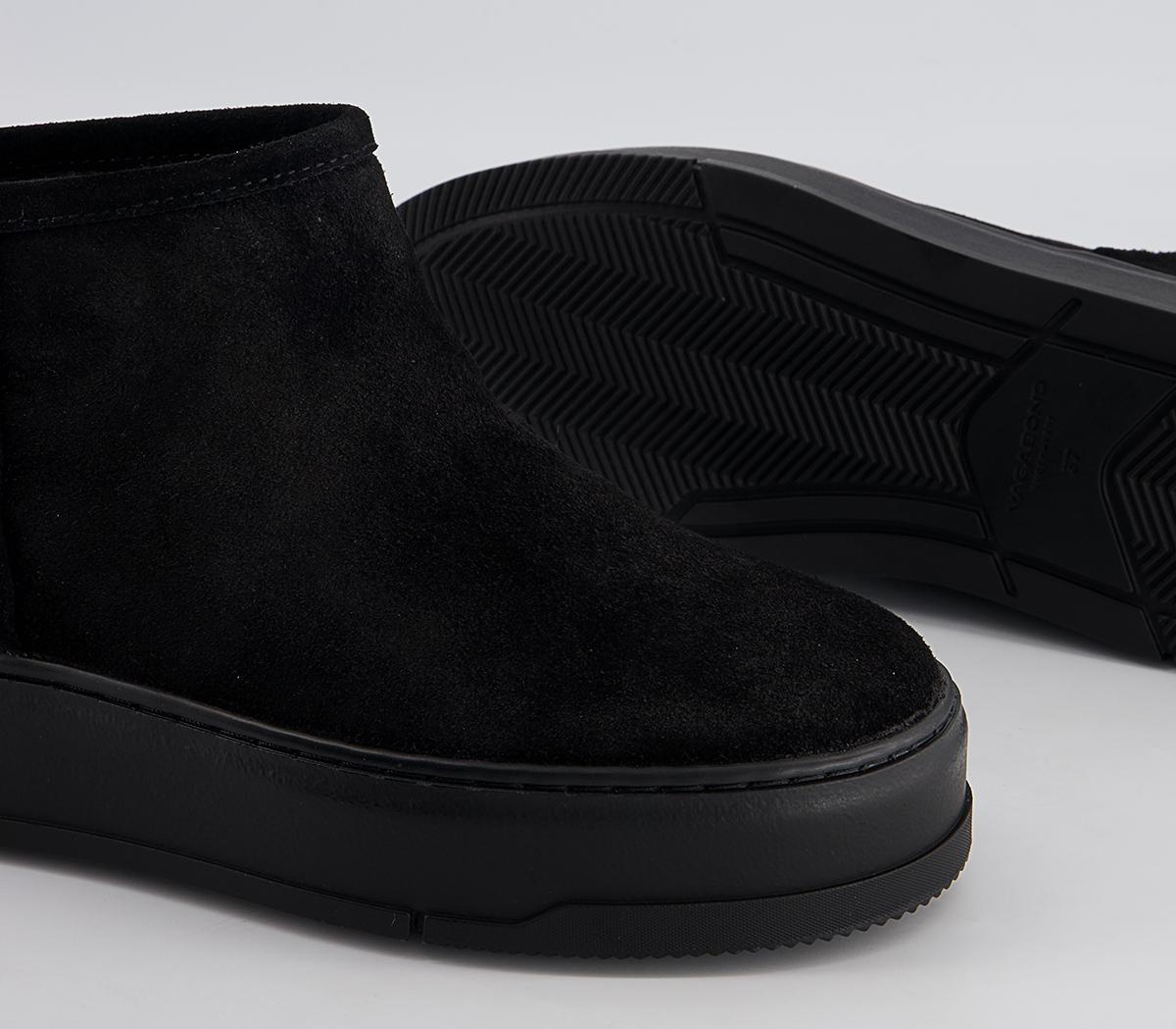 Vagabond Shoemakers Judy Low Slip On Boots Vagabond Shoemakers Judy Low Slip On Boots Black Suede