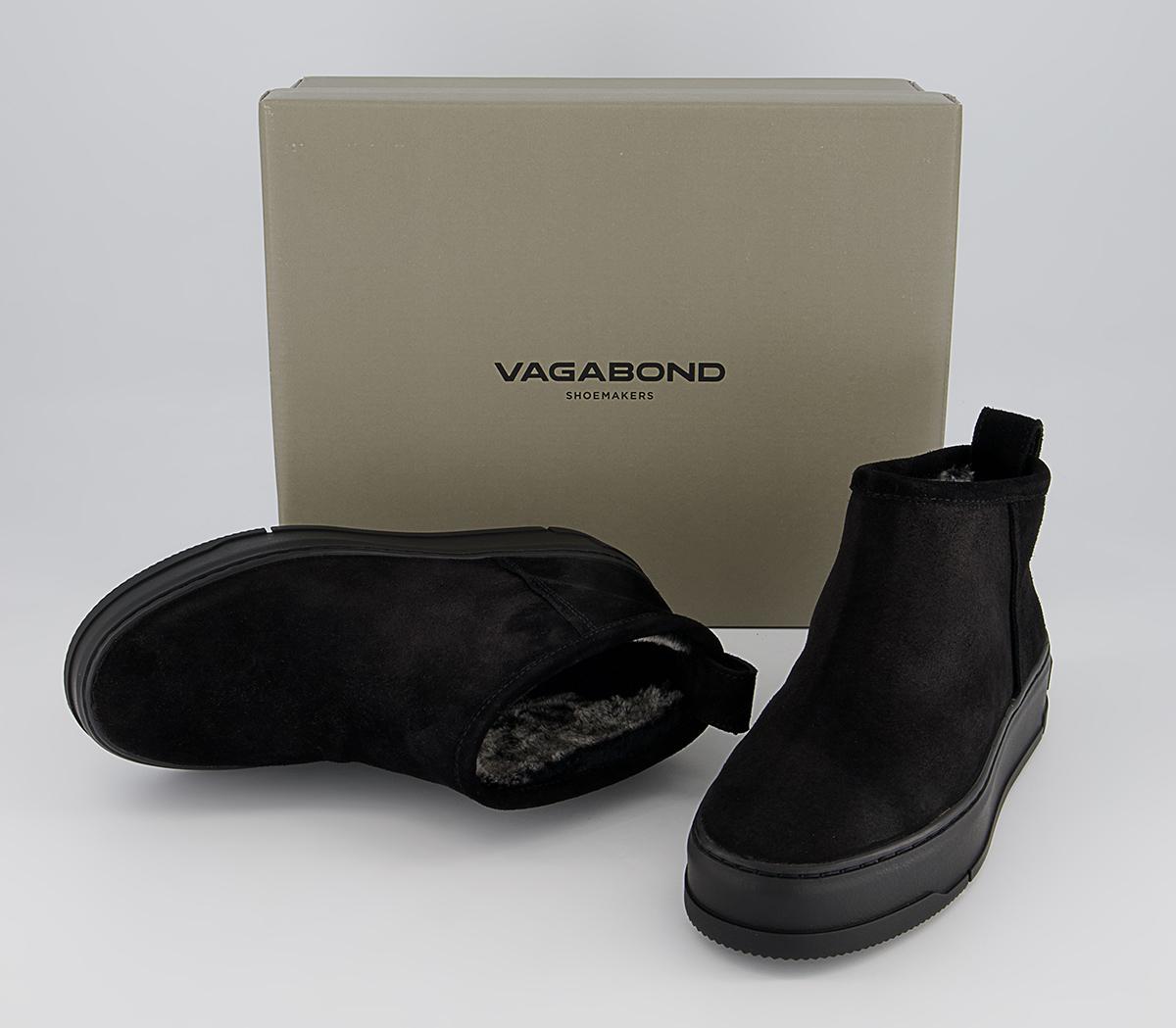 Vagabond Shoemakers Judy Low Slip On Boots Vagabond Shoemakers Judy Low Slip On Boots Black Suede