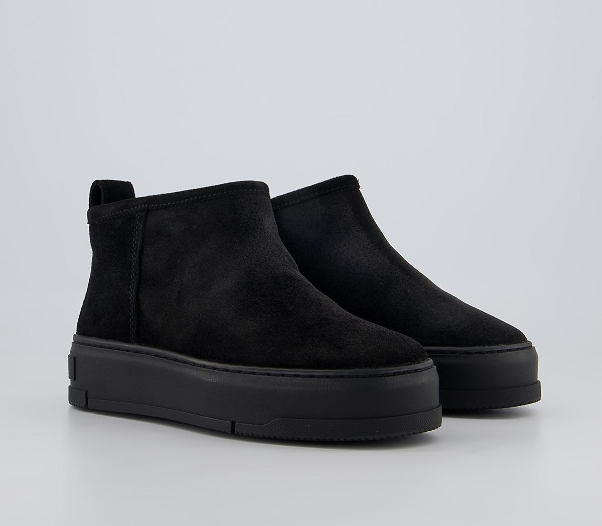 Vagabond Shoemakers Judy Low Slip On Boots Vagabond Shoemakers Judy Low Slip On Boots Black Suede