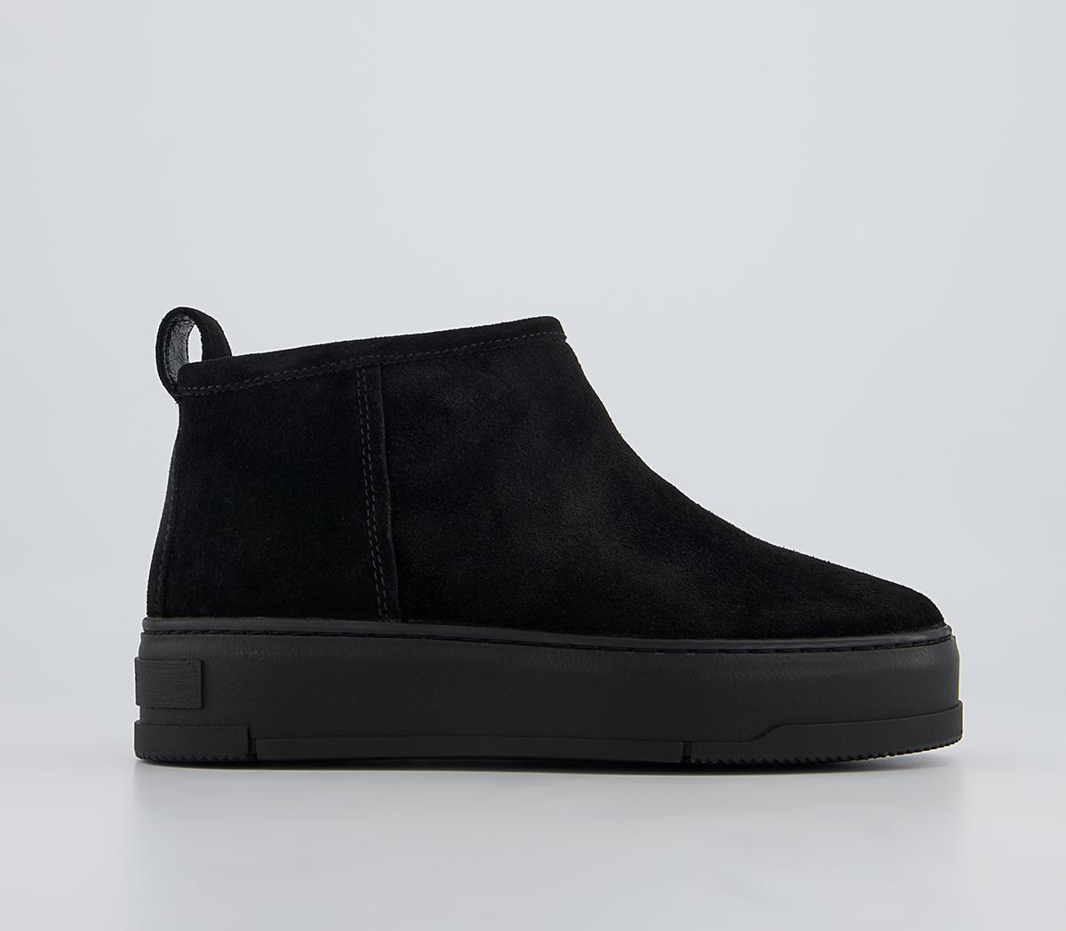 Vagabond Shoemakers Judy Low Slip On Boots Vagabond Shoemakers Judy Low Slip On Boots Black Suede