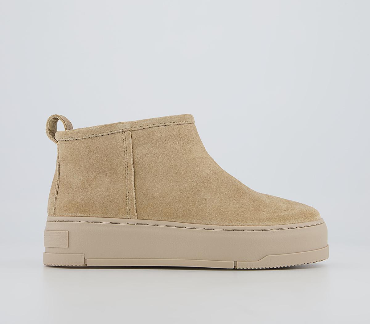 Vagabond Shoemakers Judy Low Slip On Boots Vagabond Shoemakers Judy Low Slip On Boots Beige Suede