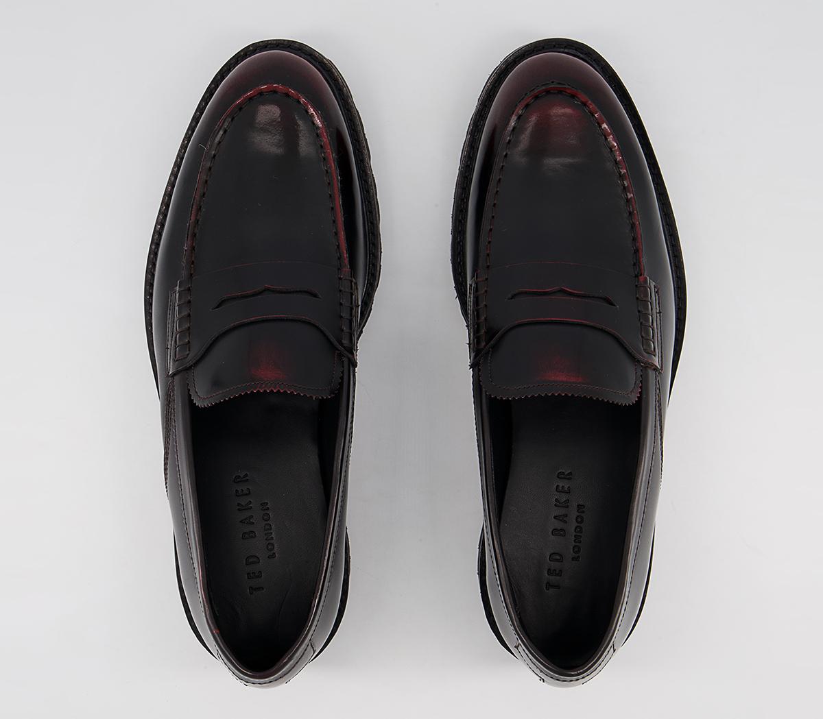 Ted Baker Porl Loafers Ted Baker Porl Loafers Dark Red