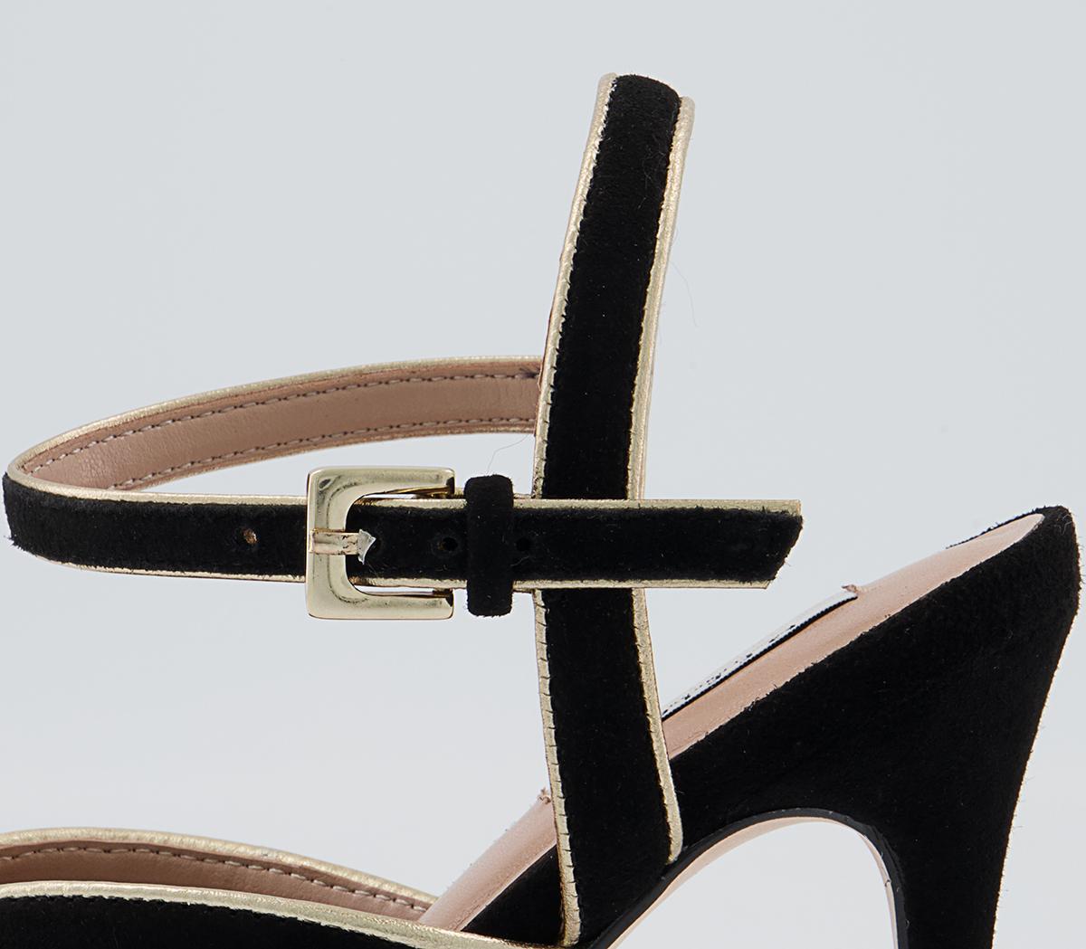 Office Homeland Cross Vamp Stiletto High Heels Office Homeland Cross Vamp Stiletto High Heels Black Nubuck