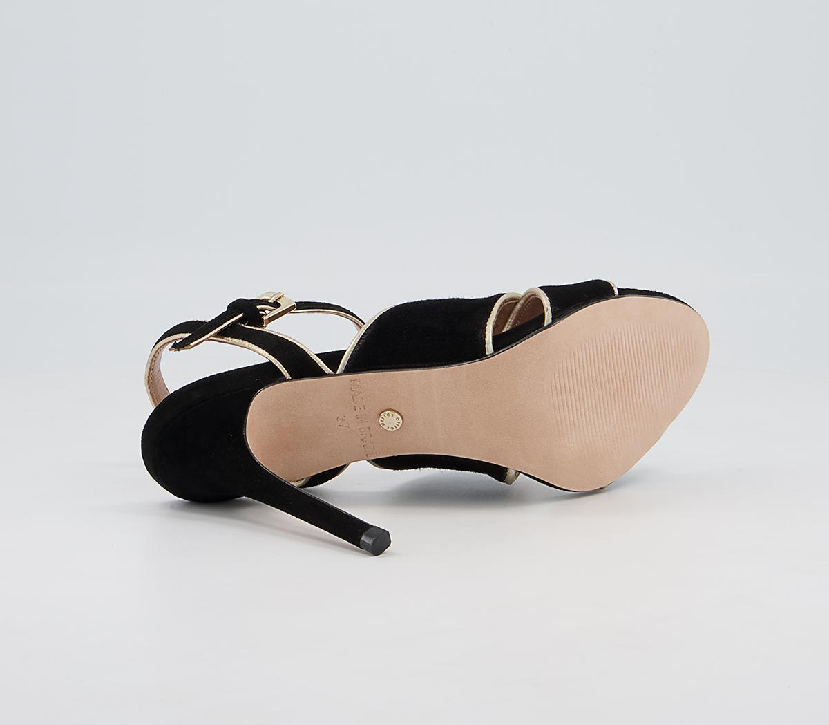 Office Homeland Cross Vamp Stiletto High Heels Office Homeland Cross Vamp Stiletto High Heels Black Nubuck