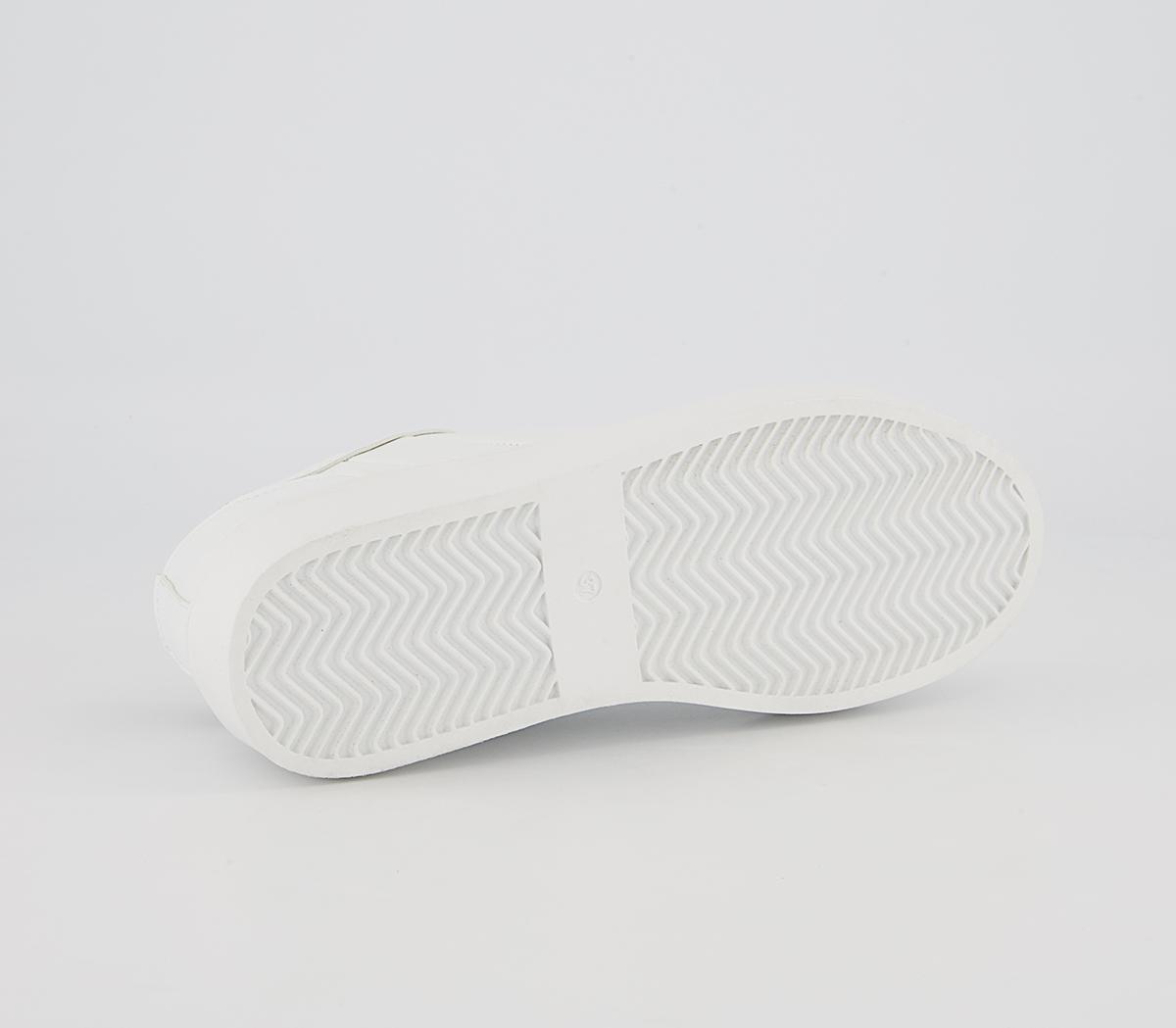 Office Field Lace Up Embellished Trainers Office Field Lace Up Embellished Trainers White Embellished