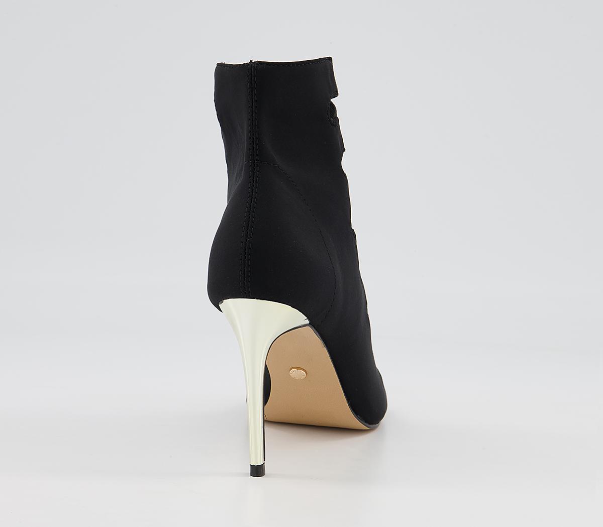 OFFICE Haizeley Strappy Stiletto High Heel Shoeboots OFFICE Haizeley Strappy Stiletto High Heel Shoeboots Black