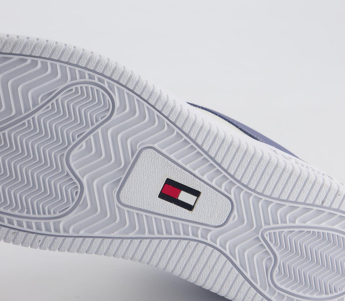 Tommy Hilfiger Basket Varsity Cupsole Trainers Tommy Hilfiger Basket Varsity Cupsole Trainers Violet Viola