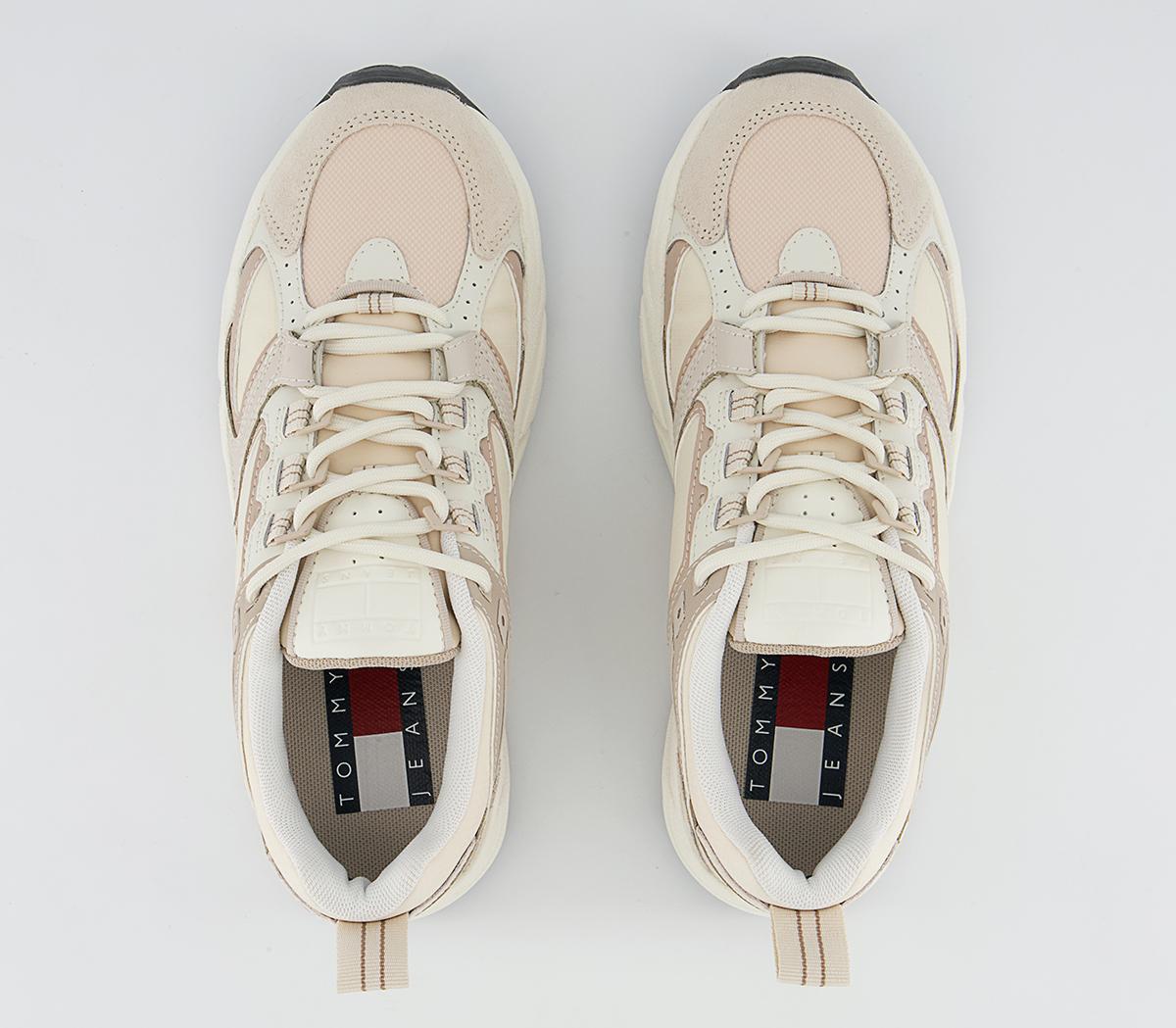 Tommy Hilfiger Archive Varisty Runner Trainers Tommy Hilfiger Archive Varisty Runner Trainers Stony Beige