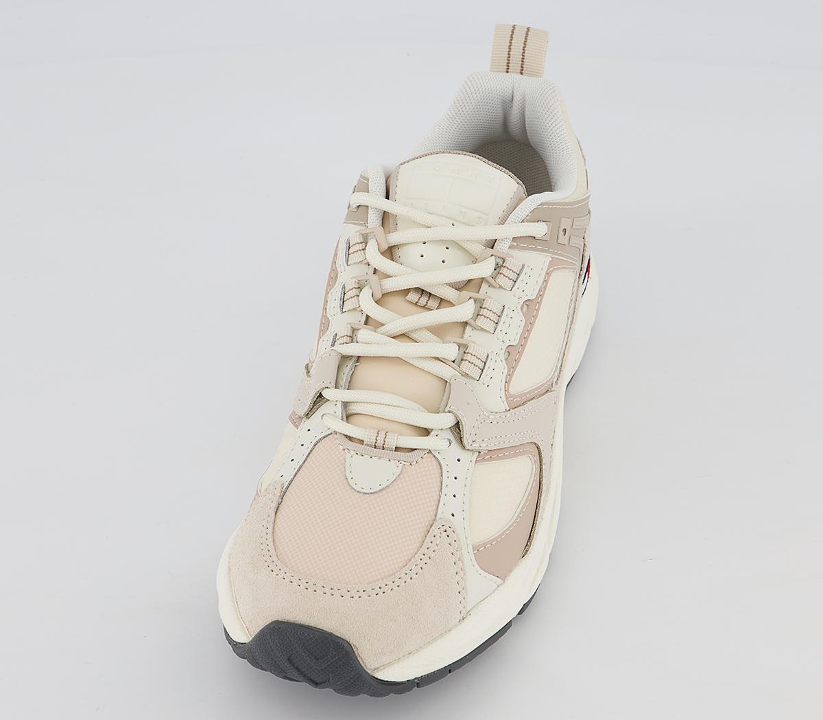 Tommy Hilfiger Archive Varisty Runner Trainers Tommy Hilfiger Archive Varisty Runner Trainers Stony Beige