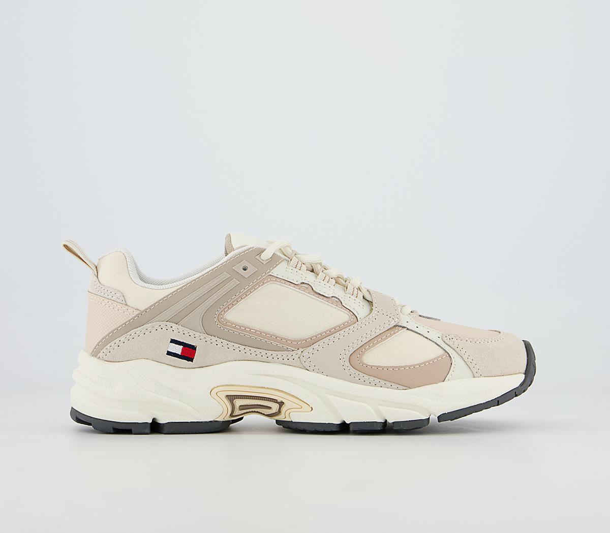 Tommy Hilfiger Archive Varisty Runner Trainers Tommy Hilfiger Archive Varisty Runner Trainers Stony Beige