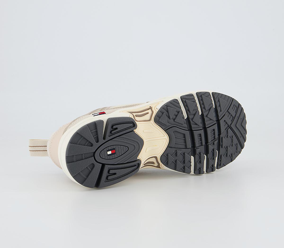 Tommy Hilfiger Archive Varisty Runner Trainers Tommy Hilfiger Archive Varisty Runner Trainers Stony Beige