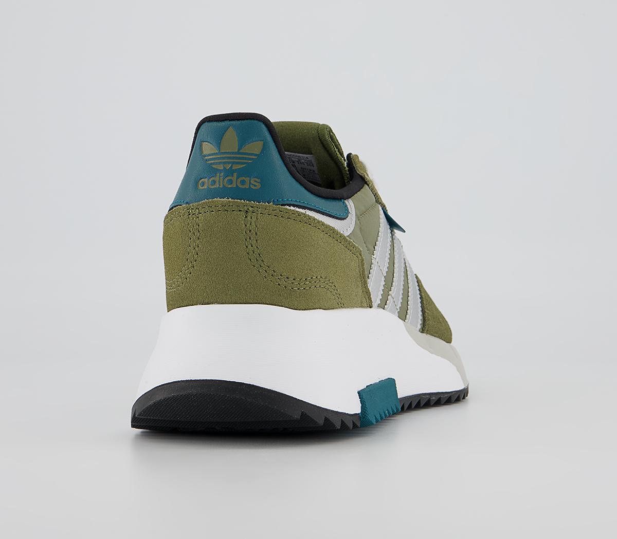 adidas Retropy F2 Trainers adidas Retropy F2 Trainers Orbit Green Silver Oliver