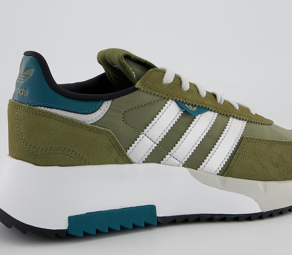 adidas Retropy F2 Trainers adidas Retropy F2 Trainers Orbit Green Silver Oliver