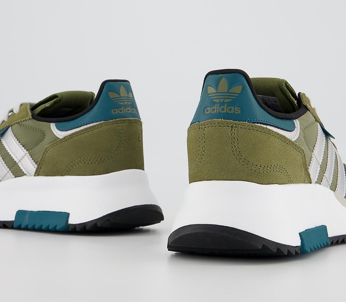 adidas Retropy F2 Trainers adidas Retropy F2 Trainers Orbit Green Silver Oliver