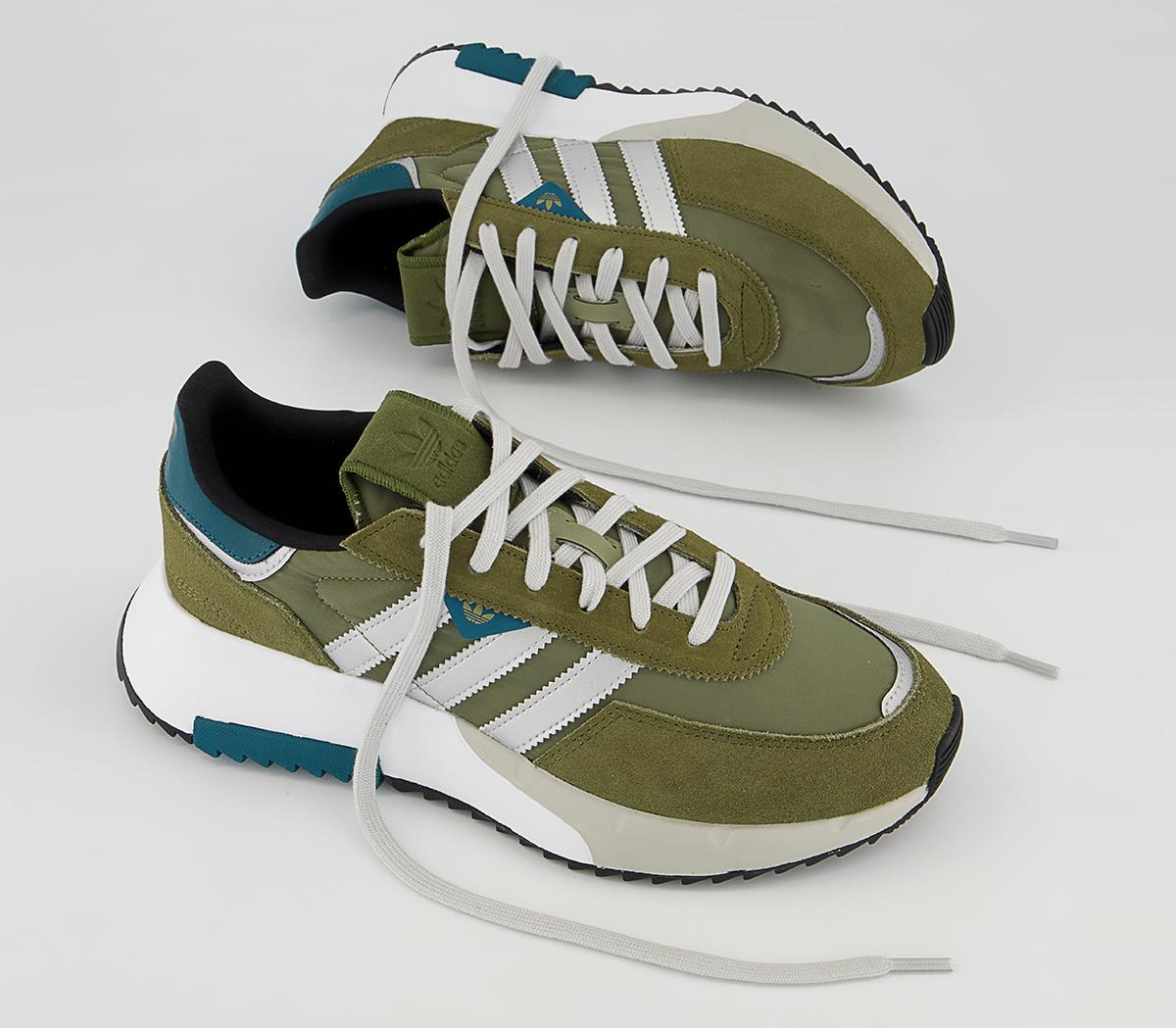 adidas Retropy F2 Trainers adidas Retropy F2 Trainers Orbit Green Silver Oliver