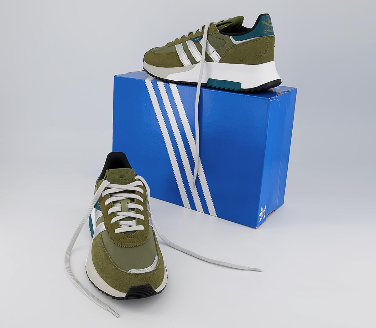 adidas Retropy F2 Trainers adidas Retropy F2 Trainers Orbit Green Silver Oliver