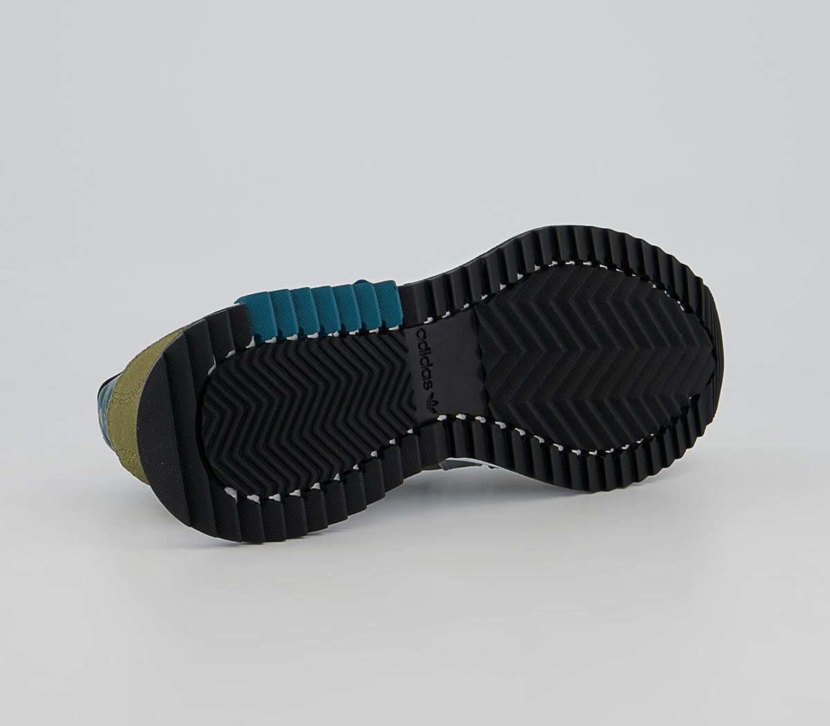 adidas Retropy F2 Trainers adidas Retropy F2 Trainers Orbit Green Silver Oliver