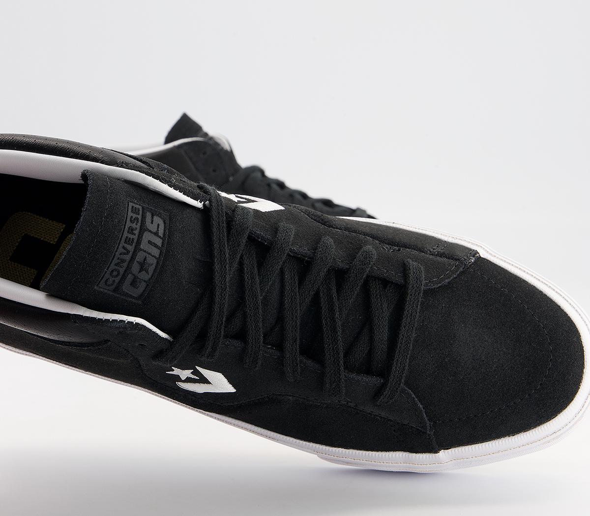 Converse Louie Lopez Pro Mid Trainers Converse Louie Lopez Pro Mid Trainers Black Black White