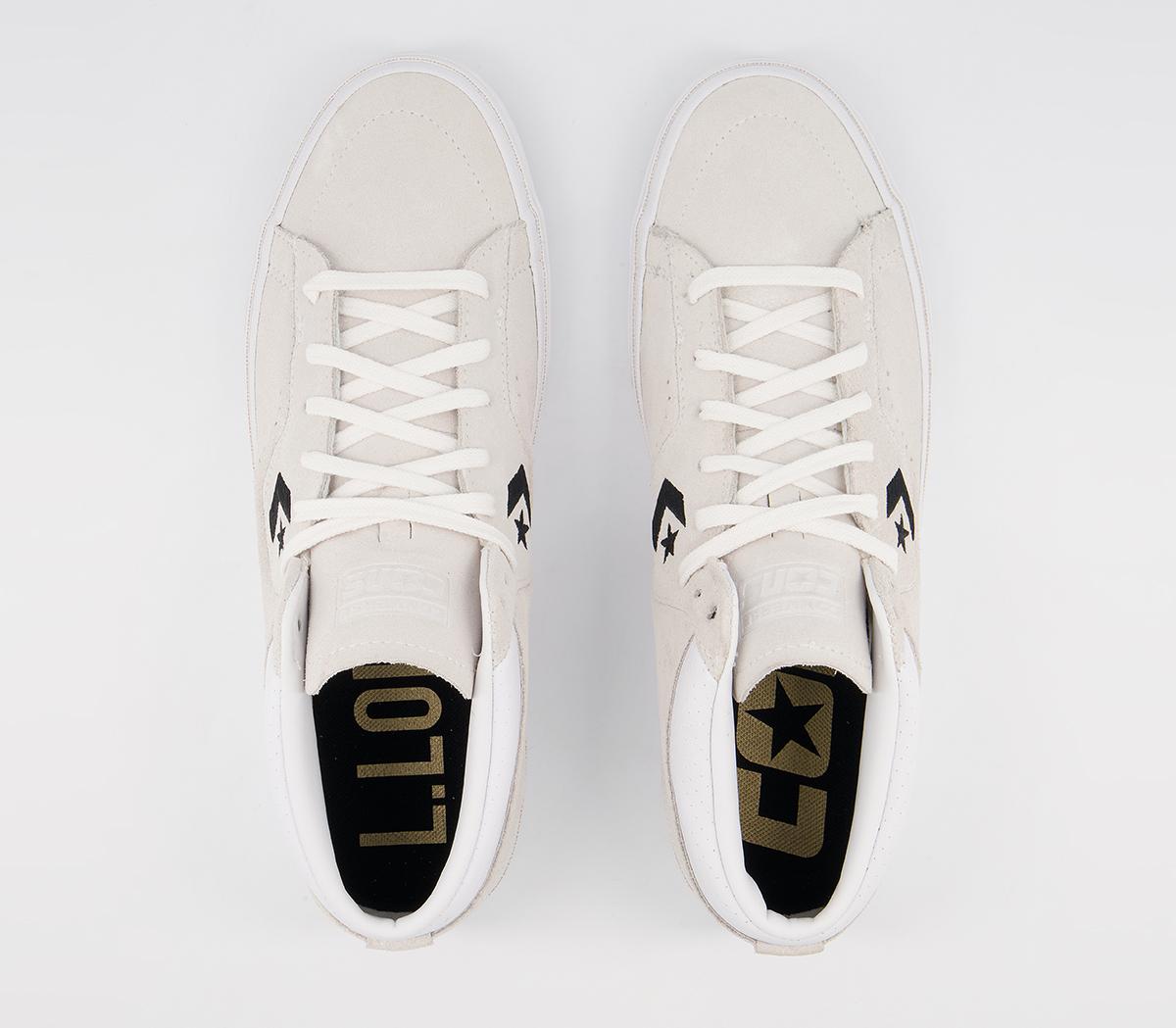 Converse Louie Lopez Pro Mid Trainers Converse Louie Lopez Pro Mid Trainers White Black White