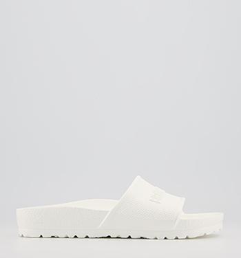 Ladies clearance white sliders