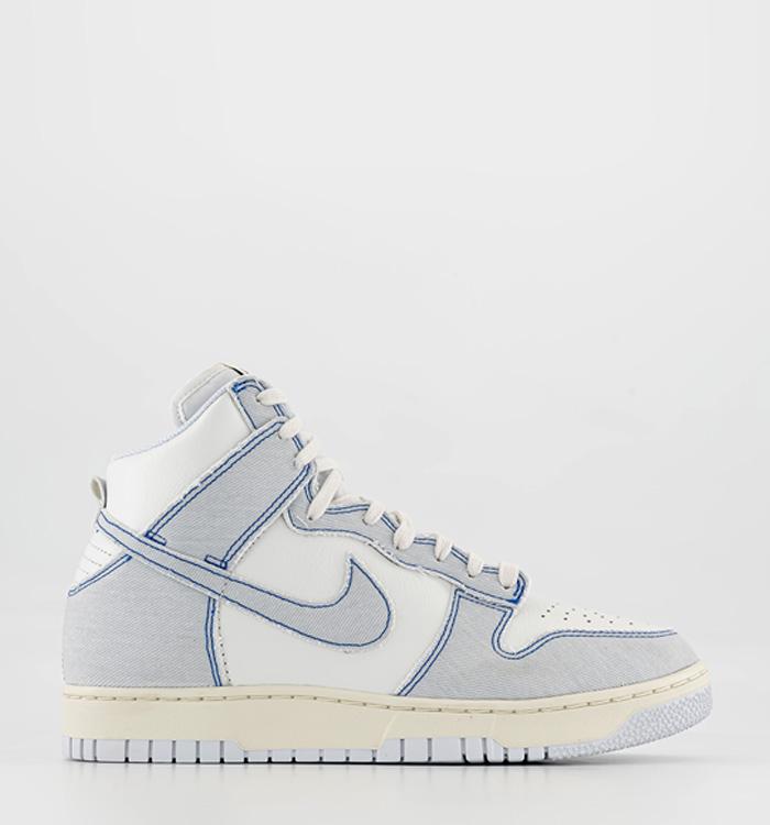 nike dunk high summit white football grey