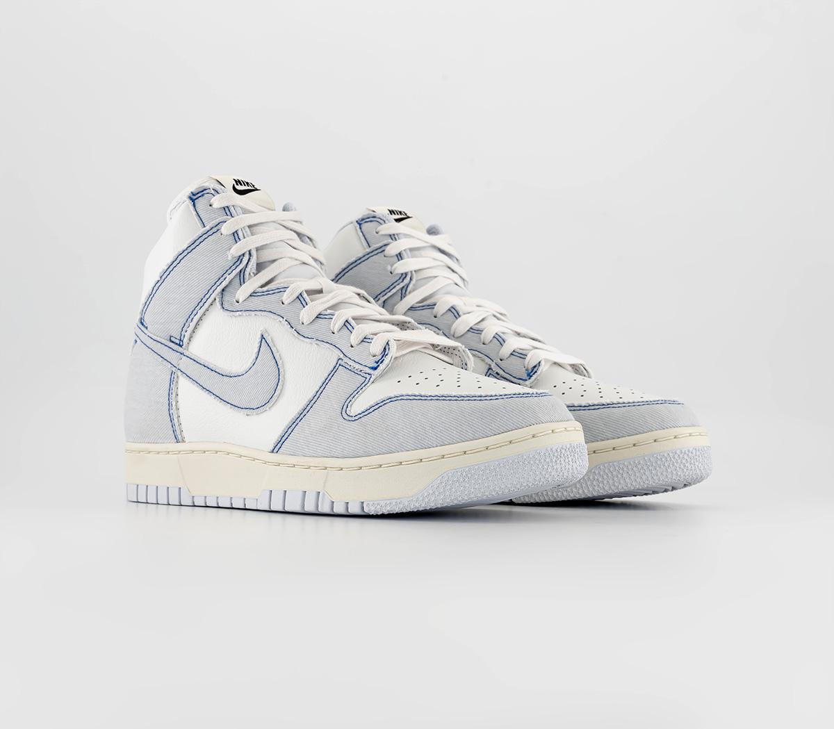NikeDunk Hi 1985 TrainersSummit White Football Grey Royal Blue
