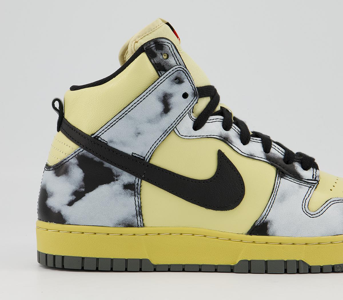 NikeDunk Hi 1985 TrainersLemon Drop Black Saturn Gold