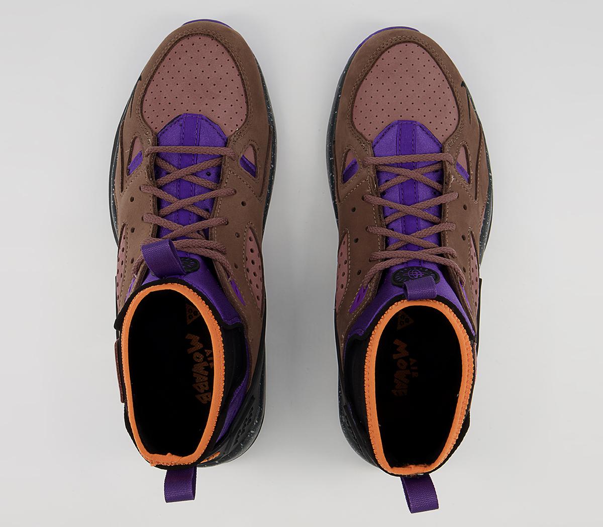Nike Acg Air Mowabb Trainers Nike Acg Air Mowabb Trainers Trails End Brown Pitch Prism Violet