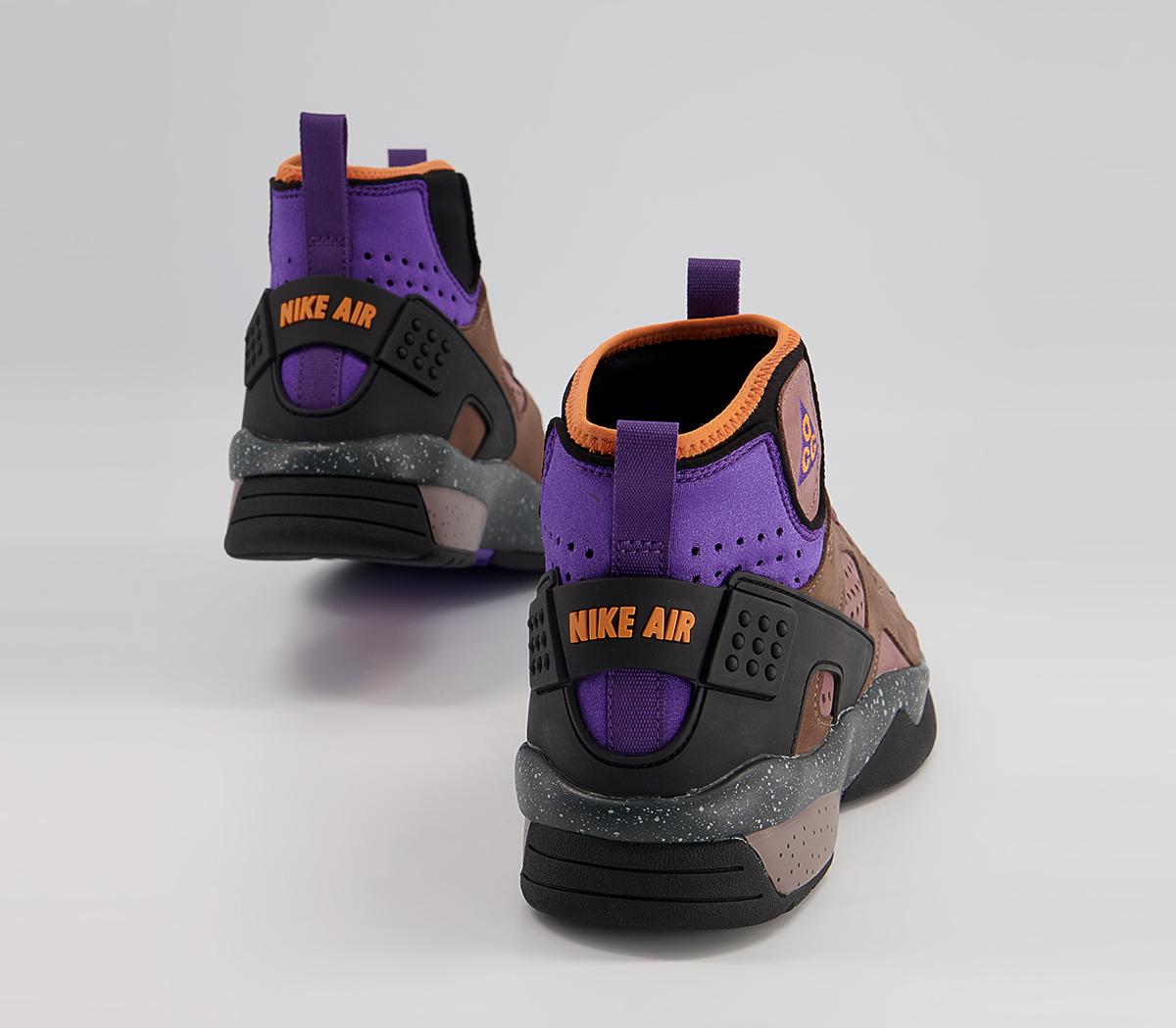 Nike Acg Air Mowabb Trainers Nike Acg Air Mowabb Trainers Trails End Brown Pitch Prism Violet