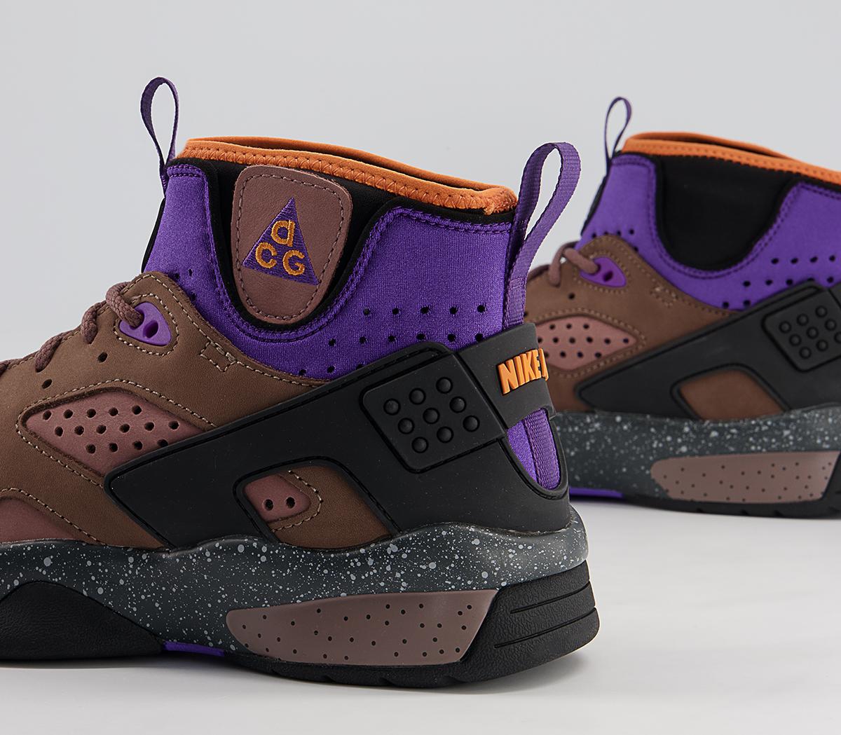 Nike Acg Air Mowabb Trainers Nike Acg Air Mowabb Trainers Trails End Brown Pitch Prism Violet