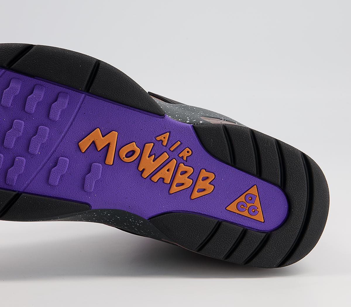 Nike Acg Air Mowabb Trainers Nike Acg Air Mowabb Trainers Trails End Brown Pitch Prism Violet