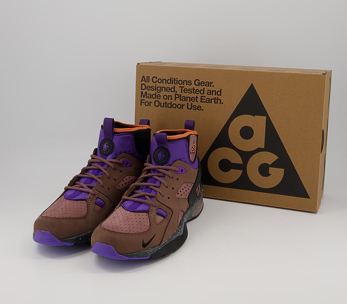 Nike Acg Air Mowabb Trainers Nike Acg Air Mowabb Trainers Trails End Brown Pitch Prism Violet