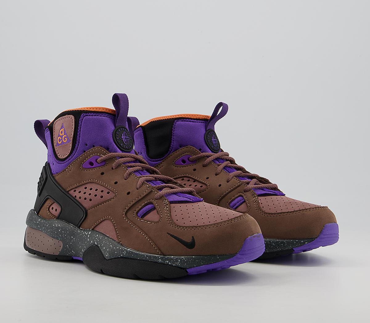 Nike Acg Air Mowabb Trainers Nike Acg Air Mowabb Trainers Trails End Brown Pitch Prism Violet