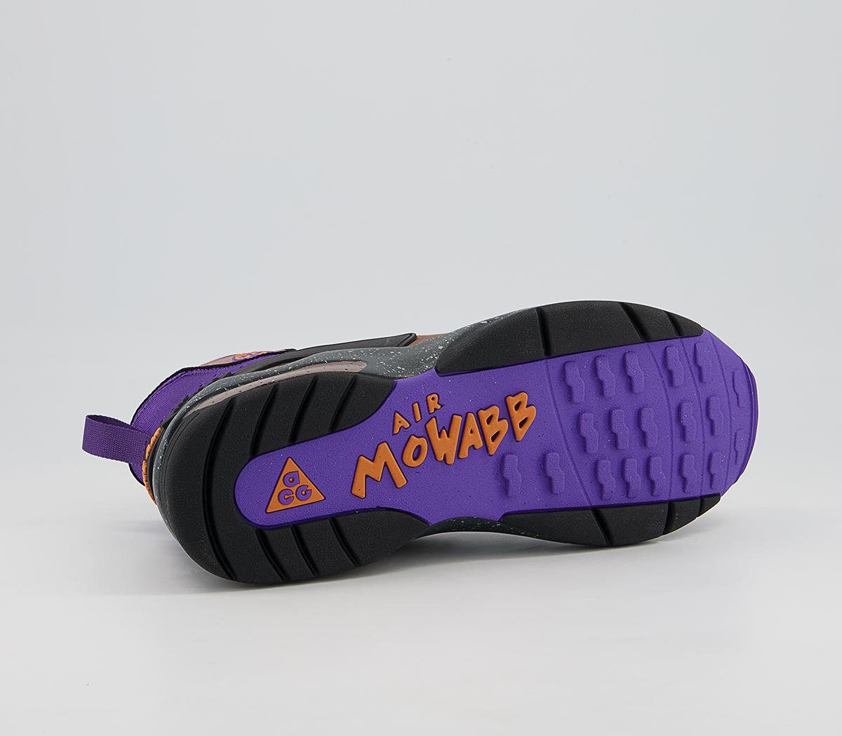 Nike Acg Air Mowabb Trainers Nike Acg Air Mowabb Trainers Trails End Brown Pitch Prism Violet