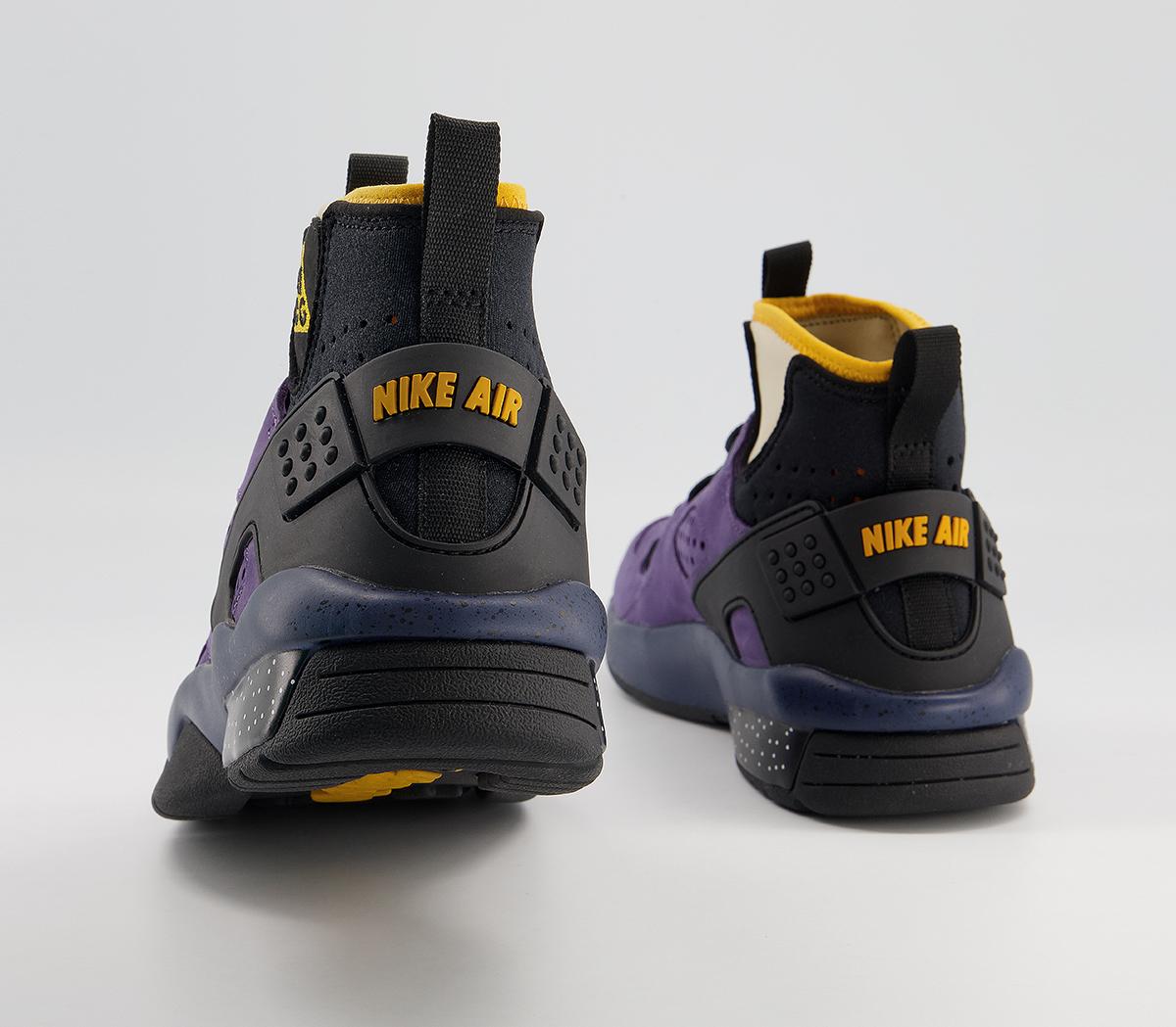 Nike Acg Air Mowabb Trainers Nike Acg Air Mowabb Trainers Gravity Purple University Gold Blue Void