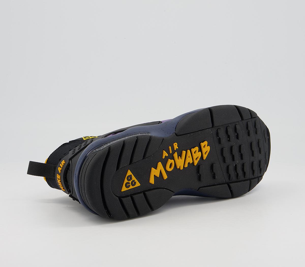 Nike Acg Air Mowabb Trainers Nike Acg Air Mowabb Trainers Gravity Purple University Gold Blue Void