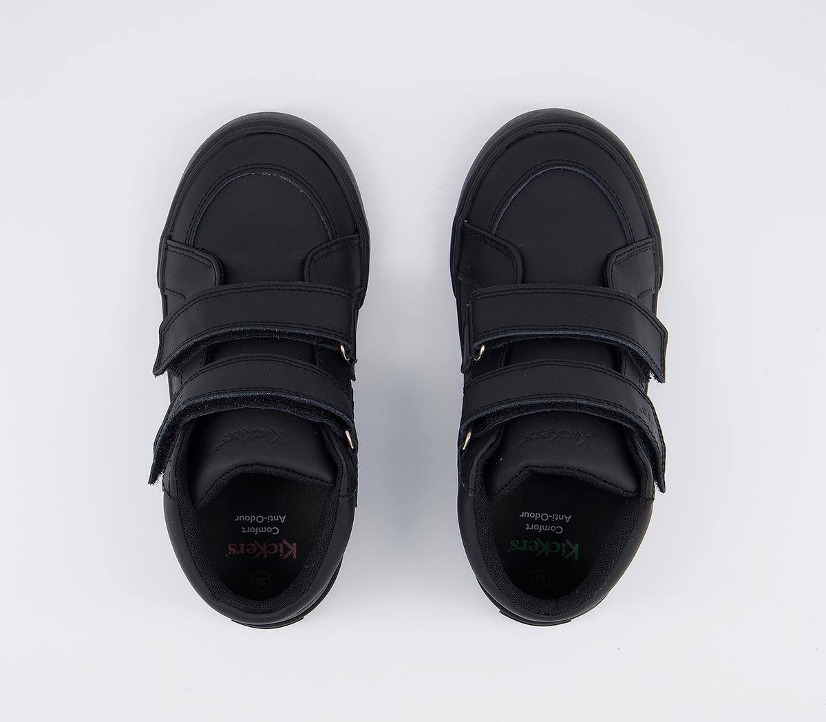 Kickers Tovni Hi Velcro Infant Boots Kickers Tovni Hi Velcro Infant Boots Black Leather